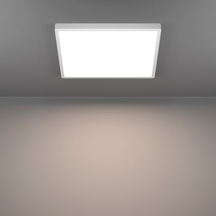 Eglo - LED RGBW dæmpbar badeværelsesloftlampe LED/17,8W/230V 2700-6500K Ø 39 cm IP44 hvid