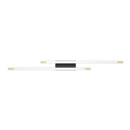 Eglo - LED loftlampe dæmpbar 2xLED/10W/230V 3000K sort/beige