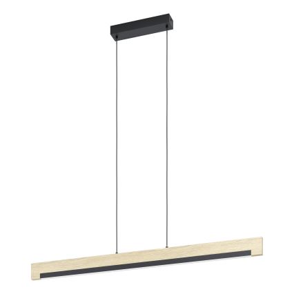 Eglo - LED pendel dæmpbar LED/25,5W/230V 3000K sort/beige