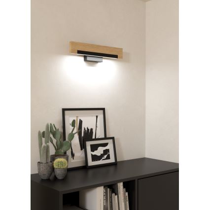 Eglo - LED vægspot dæmpbar LED/9,6W/230V 3000K sort/beige