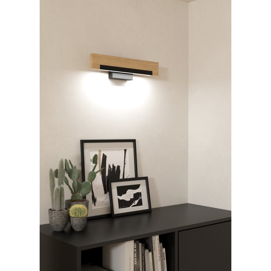 Eglo - LED vægspot dæmpbar LED/9,6W/230V 3000K sort/beige