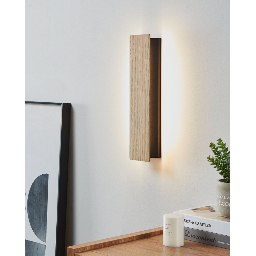 Eglo - LED væglampe LED/12W/230V 3000K brun