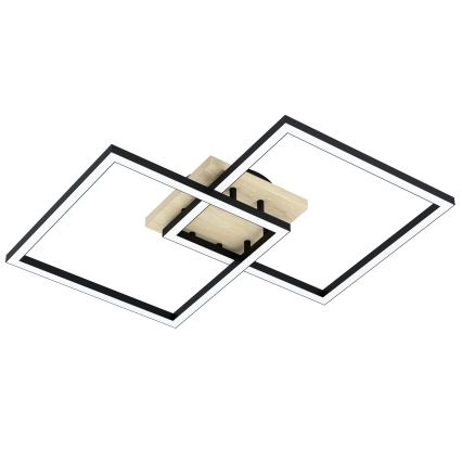 Eglo - LED loftlampe dæmpbar 4xLED/32W/230V 2700-6500K brun/sort