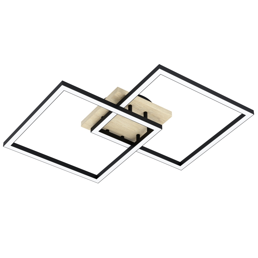 Eglo - LED loftlampe dæmpbar 4xLED/32W/230V 2700-6500K brun/sort