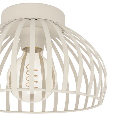 Eglo - Loftlampe 1xE27/40W/230V diameter 28 cm cremefarvet