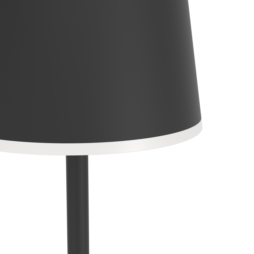Eglo - Udendørs LED gulvlampe dæmpbar og genopladelig LED/4,3W/5V 2400/3000/4000K IP54 sort