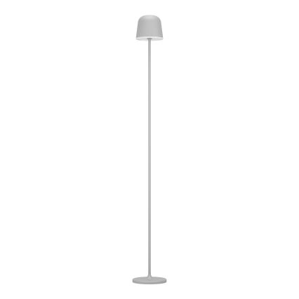Eglo - Udendørs LED gulvlampe dæmpbar og genopladelig LED/4,3W/5V 2400/3000/4000K IP54 grå