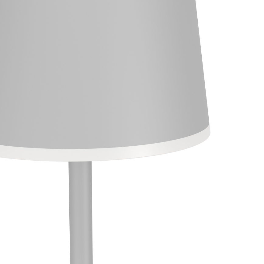 Eglo - Udendørs LED gulvlampe dæmpbar og genopladelig LED/4,3W/5V 2400/3000/4000K IP54 grå