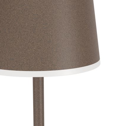 Eglo - Udendørs LED gulvlampe dæmpbar og genopladelig LED/4,3W/230V 2400/3000/4000K IP54 brun