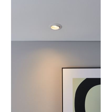 Eglo - SÆT 3x LED indbygningslampe 1xGU10/4W/230V hvid