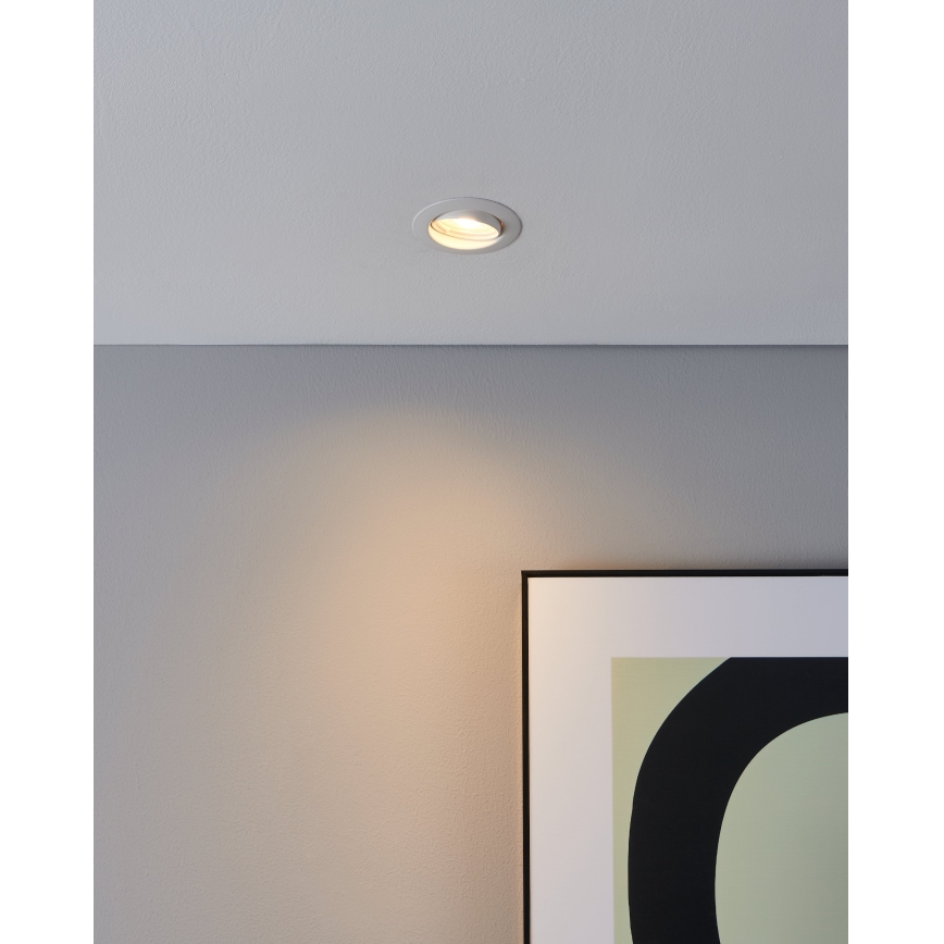Eglo - SÆT 3x LED indbygningslampe 1xGU10/4W/230V hvid