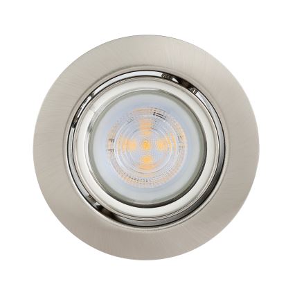 Eglo - SÆT 3x LED indbygningslampe 1xGU10/4W/230V mat krom