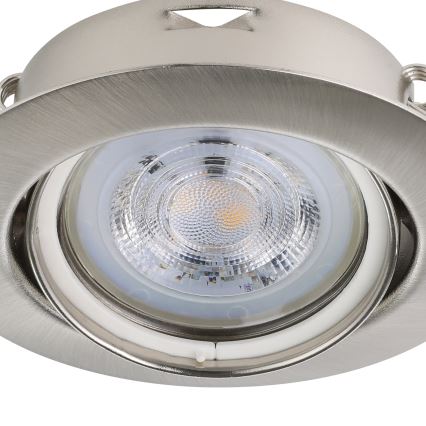 Eglo - SÆT 3x LED indbygningslampe 1xGU10/4W/230V mat krom
