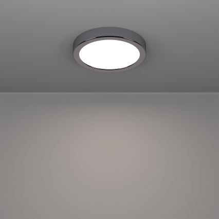 Eglo - LED loftlampe til badeværelse LED/7,5W/230V 2700/4000/6500K Ø 16,6 cm IP44 blank krom