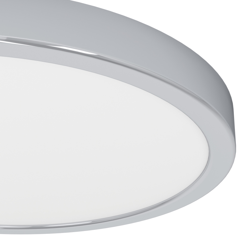 Eglo - LED badeværelsesloftlampe LED/14,2W/230V 2700/4000/6500K Ø 27,8 cm IP44 blank krom