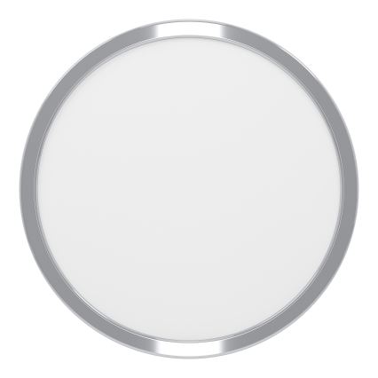 Eglo - LED badeværelsesloftlampe LED/14,2W/230V 2700/4000/6500K Ø 27,8 cm IP44 blank krom