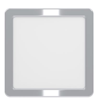 Eglo - LED-loftlampe til badeværelse LED/7W/230V 2700/4000/6500K 15x15 cm IP44 blank krom