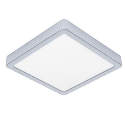 Eglo - LED loftlampe til badeværelset, 10,5 W, 230 V, 2700/4000/6500 K, 22 x 22 cm, IP44, blank krom