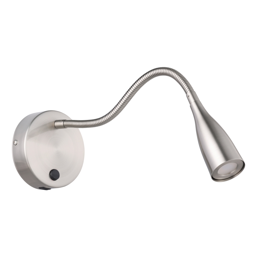 Eglo - fleksibel LED-væglampe med USB, 3,8 W/230 V, mat krom