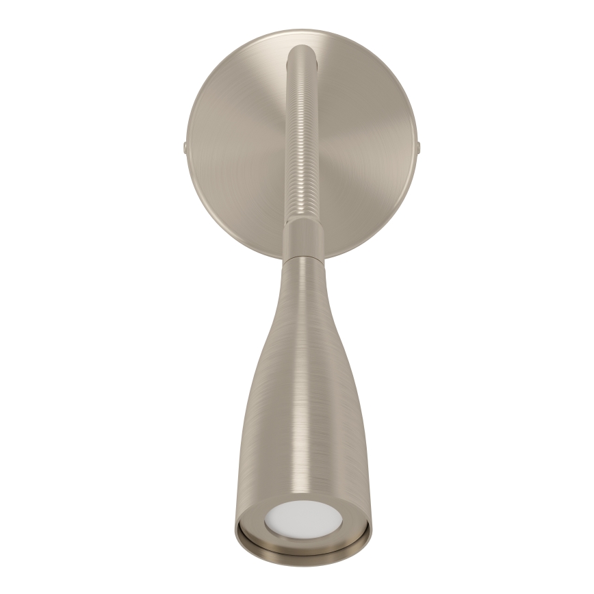 Eglo - fleksibel LED-væglampe med USB, 3,8 W/230 V, mat krom