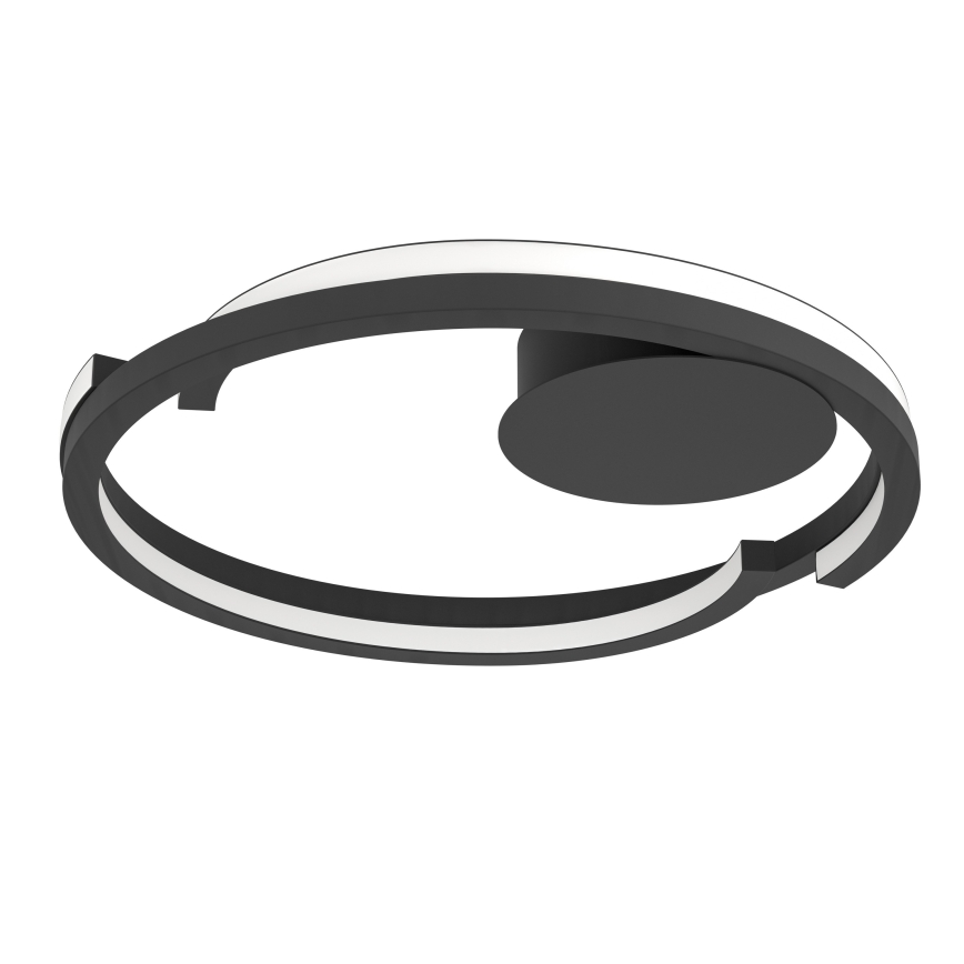 Eglo - LED-dæmpbar loftlampe 2xLED/20W/230V 2700-6500K Ø 48 cm sort + fjernbetjening