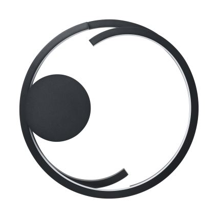 Eglo - LED-dæmpbar loftlampe 2xLED/20W/230V 2700-6500K Ø 48 cm sort + fjernbetjening