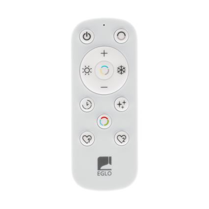 Eglo - LED-dæmpbar loftlampe 2xLED/20W/230V 2700-6500K Ø 48 cm sort + fjernbetjening