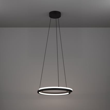 Eglo - dæmpbar LED-pendel på wire 2x LED/20 W/230 V 2700–6500 K Ø 48 cm sort + fjernbetjening