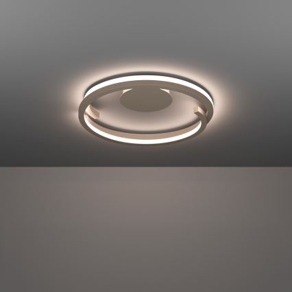 Eglo - Dæmpbar LED-loftlampe 2xLED/20W/230V 2700-6500K Ø 48 cm beige + fjernbetjening