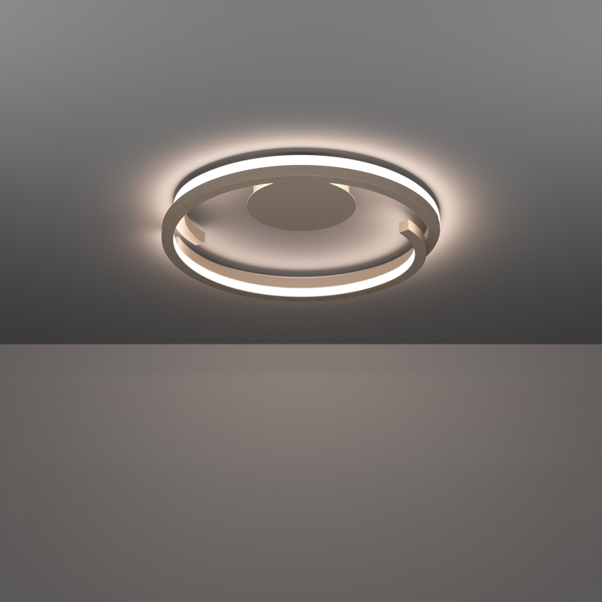 Eglo - Dæmpbar LED-loftlampe 2xLED/20W/230V 2700-6500K Ø 48 cm beige + fjernbetjening
