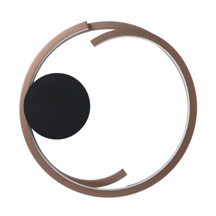 Eglo - LED-dæmpbar loftlampe 2xLED/20W/230V 2700-6500K Ø 48 cm bronzefarvet + fjernbetjening