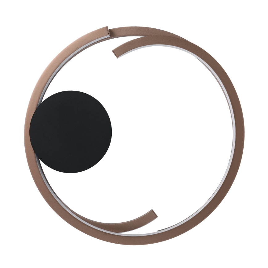 Eglo - LED-dæmpbar loftlampe 2xLED/20W/230V 2700-6500K Ø 48 cm bronzefarvet + fjernbetjening