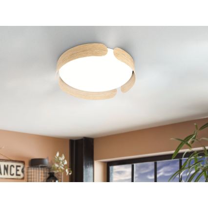 Eglo - LED-loftlampe LED/20W/230V Ø 37 cm beige