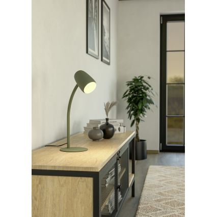 Eglo - Bordlampe 1xE14/18W/230V grøn