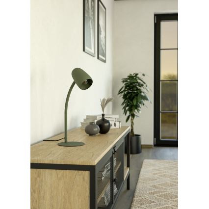 Eglo - Bordlampe 1xE14/18W/230V grøn