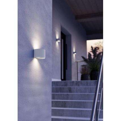 Eglo - LED udendørs væglampe 2xLED/2,8W/230V IP54 hvid