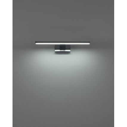 Eglo - LED-spejlbelysning til badeværelset LED/7W/230V 3000/4000/6500K 40 cm IP44 blank krom
