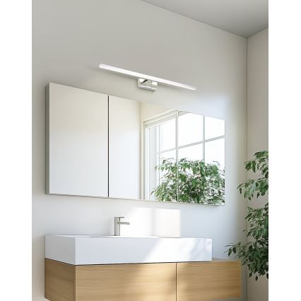 Eglo - LED-spejlbelysning til badeværelse LED/10W/230V 3000/4000/6500K 60 cm IP44 blank krom