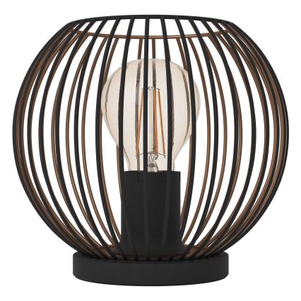 Eglo - Bordlampe 1xE27/60W/230V sort