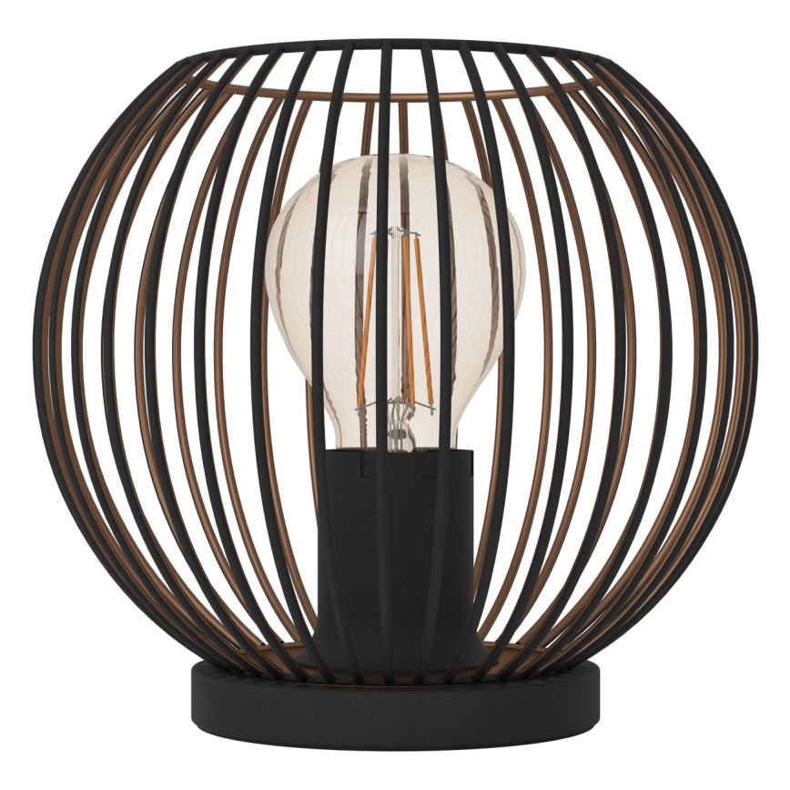 Eglo - Bordlampe 1xE27/60W/230V sort