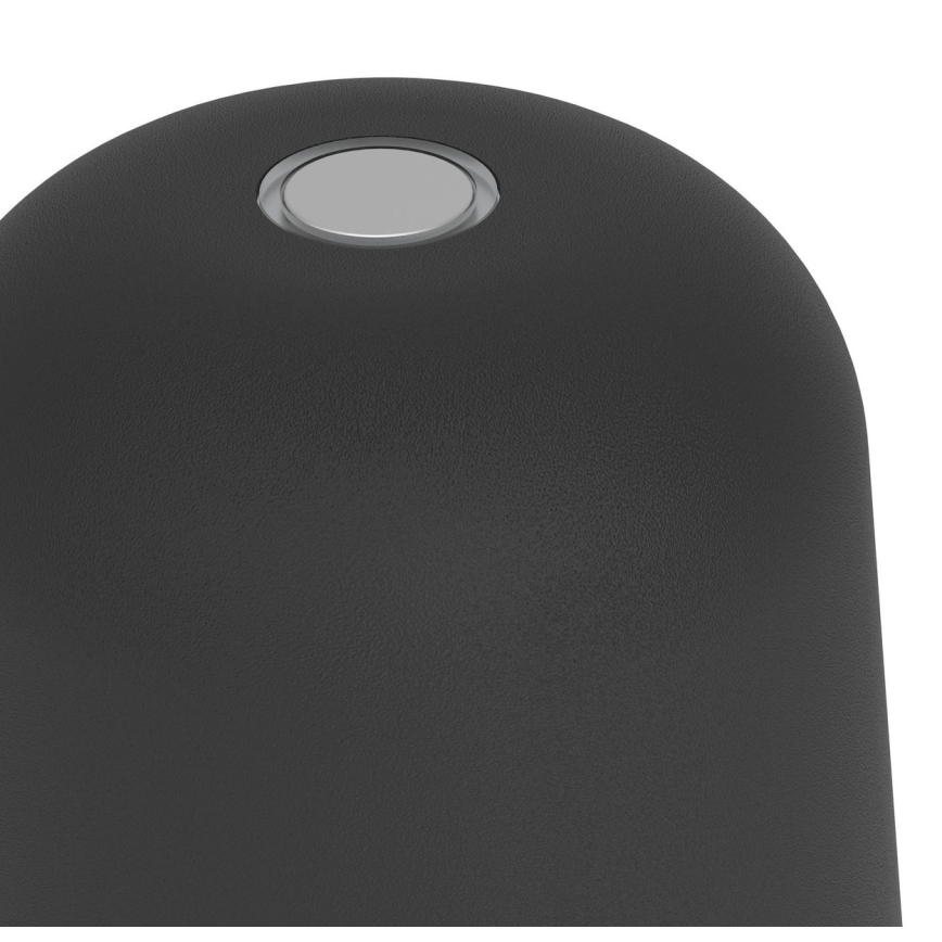 Eglo - LED dæmpbar udendørs berøringsbetjent genopladelig bordlampe LED/1,8W/5V 2500/3000/4000K 2500 mAh IP54 sort