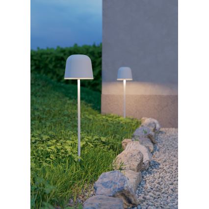 Eglo - Dæmpbar udendørs LED-bordlampe med berøringsbetjening og genopladning LED/1,8W/5V 2500/3000/4000K 2500 mAh IP54 grå