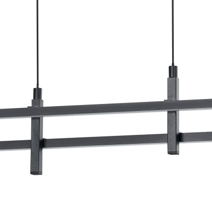 Eglo - LED-pendel på wire LED/20W/230V sort