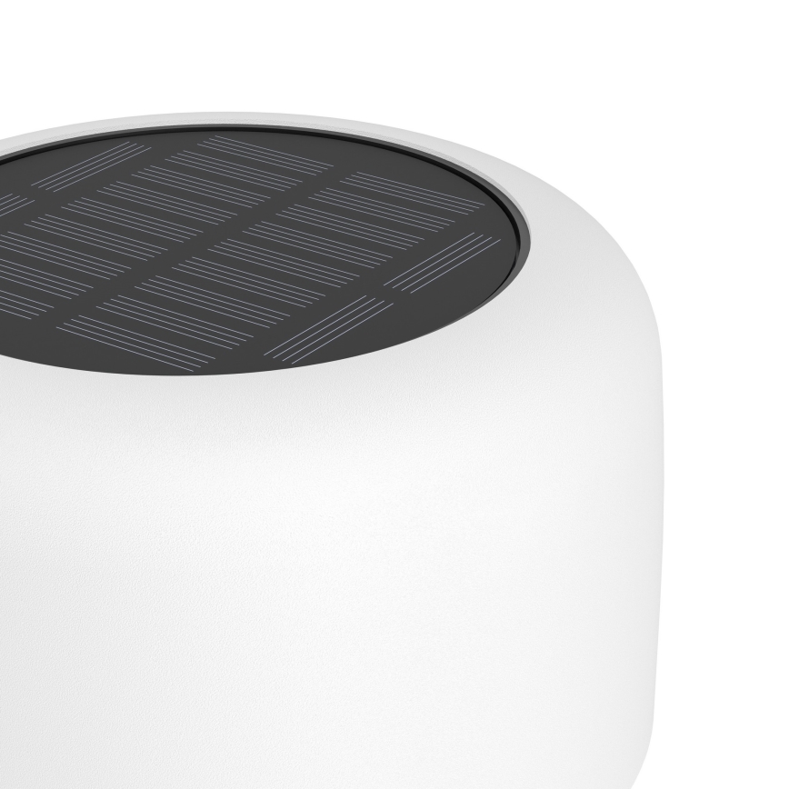 Eglo - LED solcelledrevet opladelig berøringsbetjent bordlampe LED/2,8W/3,7V 1800 mAh IP44 hvid