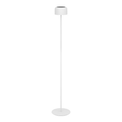 Eglo - LED solcelledrevet genopladelig berøringsbetjent gulvlampe LED/2,8W/3,7V 1800 mAh IP44 hvid