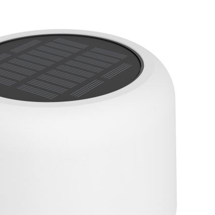 Eglo - LED solcelledrevet genopladelig, berøringsbetjent gulvlampe LED/2,8W/3,7V 1800 mAh IP44 hvid