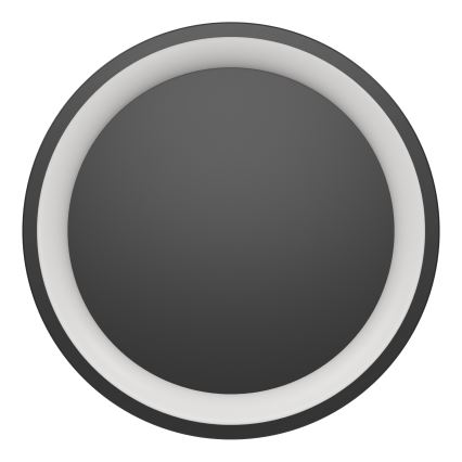 Eglo - LED RGBW dæmpbar loftlampe LED/19,6 W/230 V 2700–6500 K Ø35 cm sort