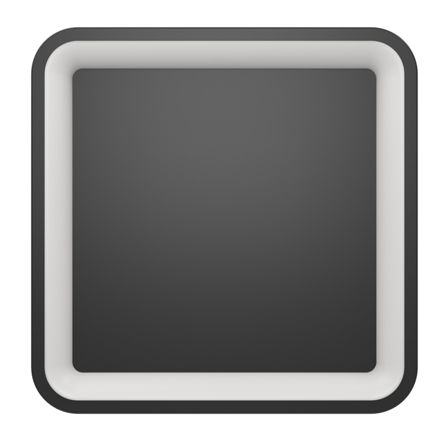 Eglo - LED RGBW dæmpbar loftlampe LED/20W/230V 2700-6500K 35x35 cm sort