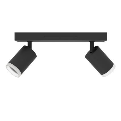 Eglo - LED RGBW Dæmpbar spotlight 2xLED/3,7W/230V 2700-6500K sort