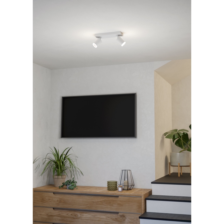 Eglo - LED RGBW dæmpbar spot 2xLED/3,7W/230V 2700-6500K hvid